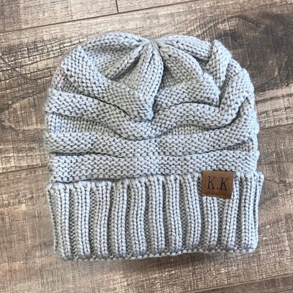 KK Slouch Beanie-Light Gray